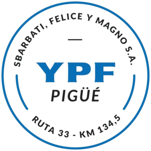 YPF Pigüé (Sbarbati, Felice y Magno S.A.) - cliente de Baños Químicos Pigüé